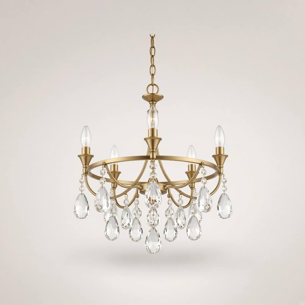 Crystal Drop Mini Chandelier