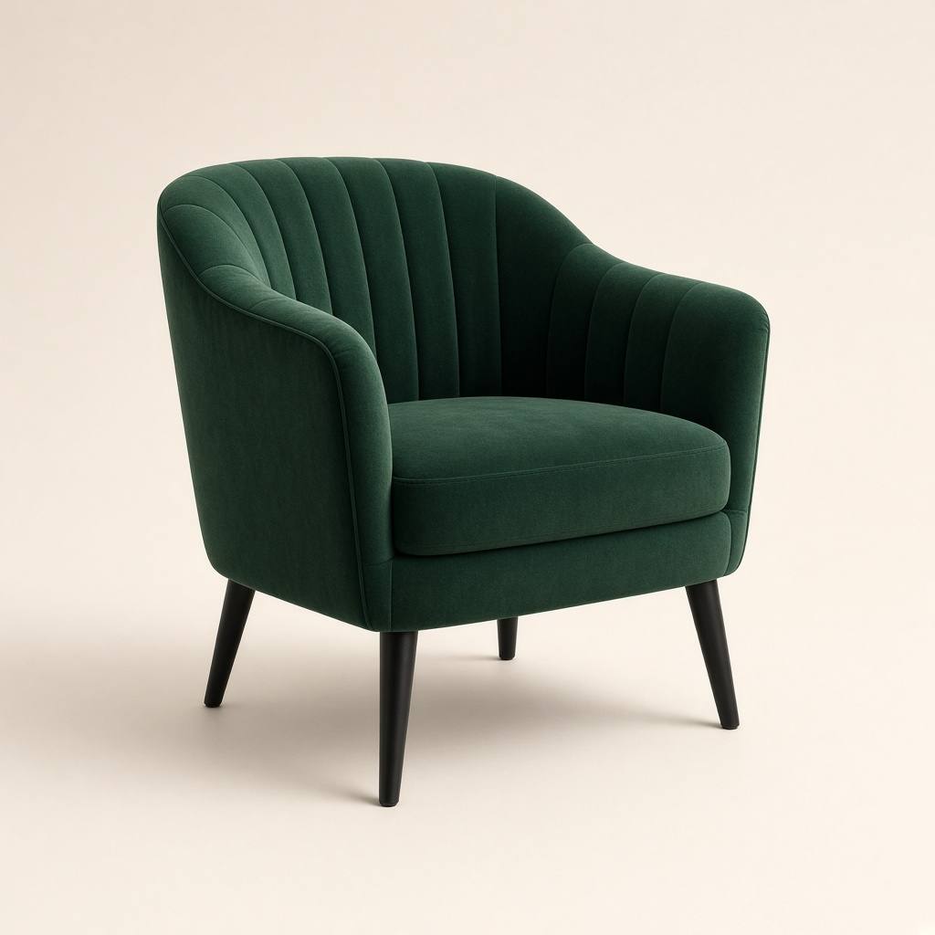 Channel Tufted Accent Chair