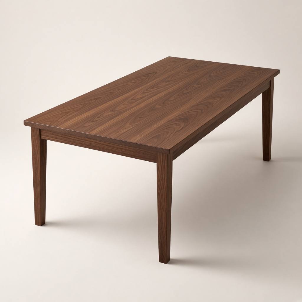 Walnut Dining Table for Six