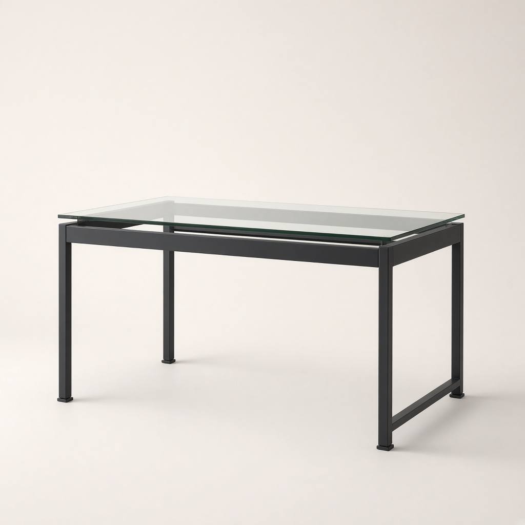 Glass Top Writing Desk
