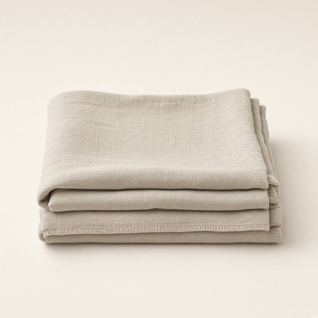 Stonewashed Linen Throw